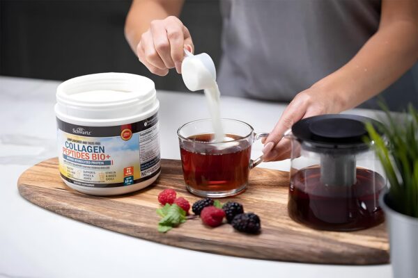 Producto sobre mesa blanca