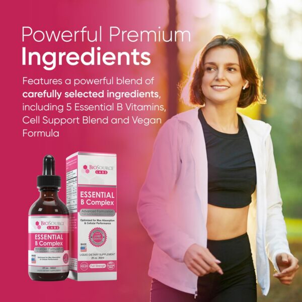 Envase de 60 ml de BioSource Esencial B Complex