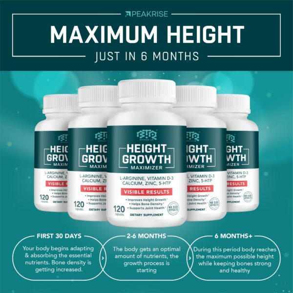 Version 1.0.0 BIOTEQUELAB Height Growth Maximizer etiqueta nutricional