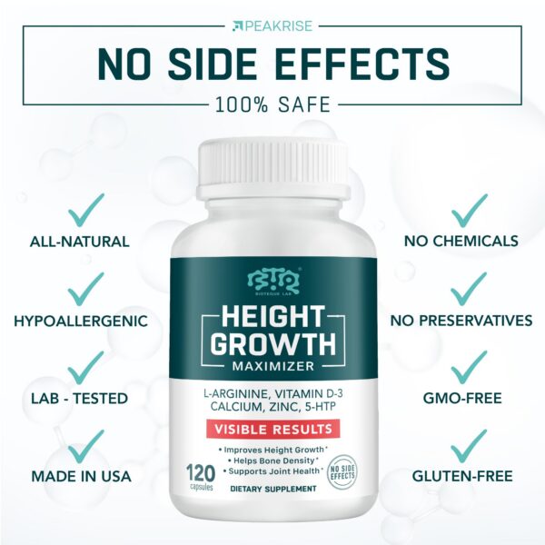 Version 1.0.0 BIOTEQUELAB Height Growth Maximizer frasco