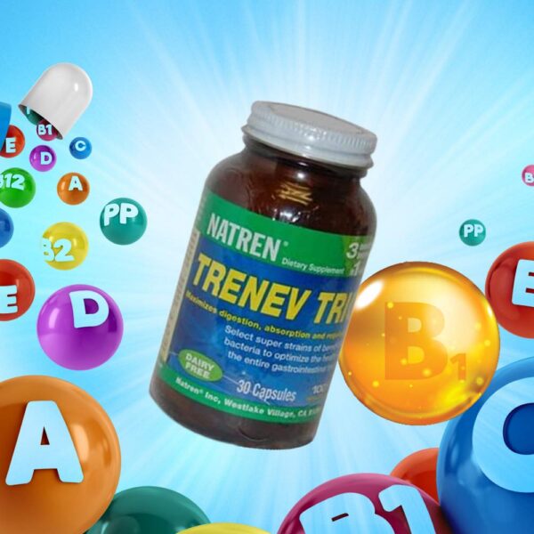 Suplemento probiótico Biotherapy Natren Trenev Trio 30 cápsulas