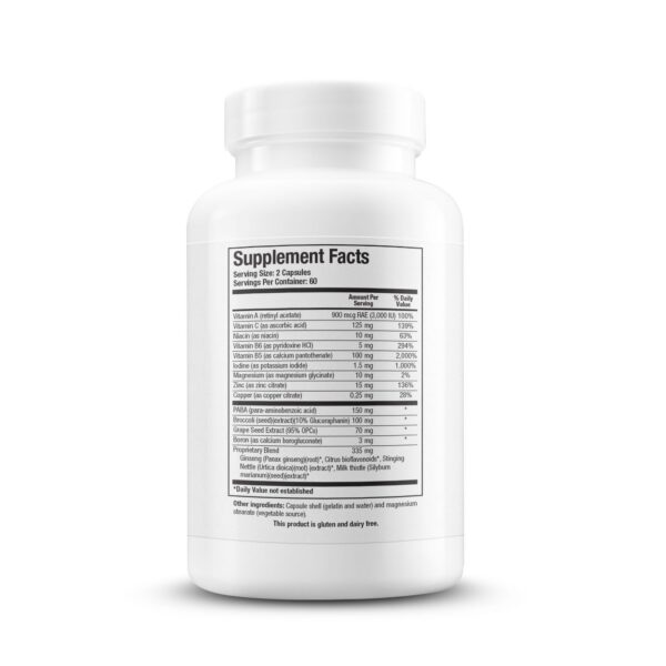 Etiqueta y listado de ingredientes Bio K Mulsion