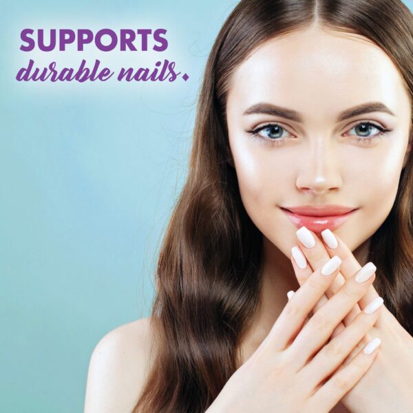 Biotina Bluebonnet soporte para cabello y uñas 120 cápsulas