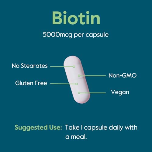 Biotina capsulas vegetarianas calidad asegurada laboratorio externo