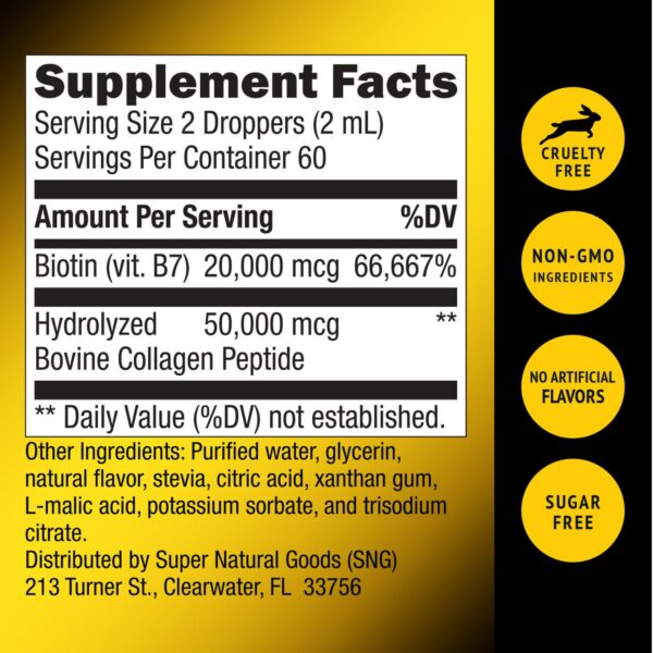 Contenido en gota dentro de frasco