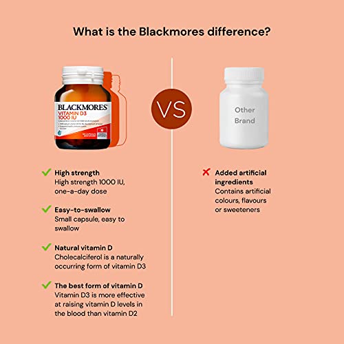 Blackmores vitamina d3 alta potencia apoyo huesos y músculos