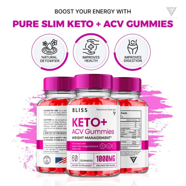 Version 1.0.0 Bliss Keto ACV gummy suplemento con remolacha