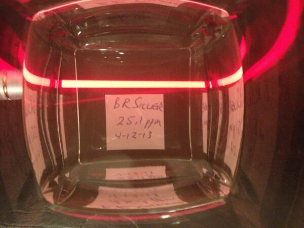 Frasco de plata coloidal 25 ppm con tapa