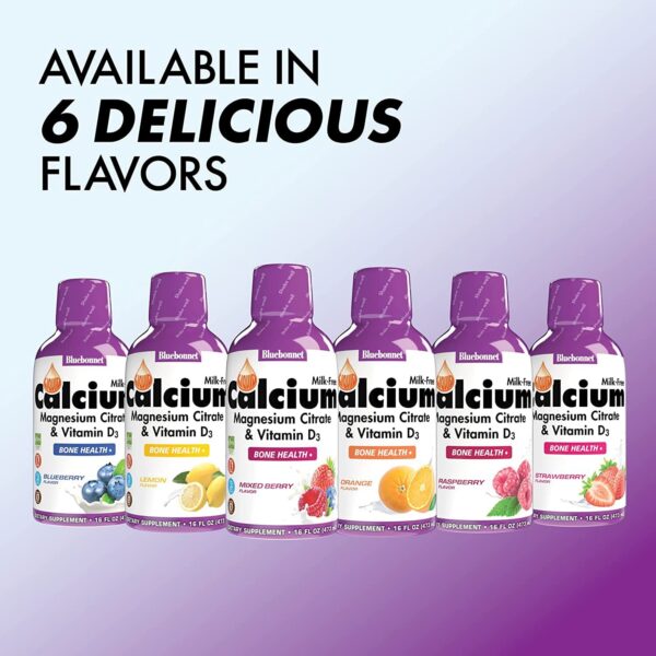 Sabor arándano de Bluebonnet Calcio líquido