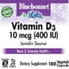BlueBonnet suplemento vitamina d3 libre de alérgenos comunes
