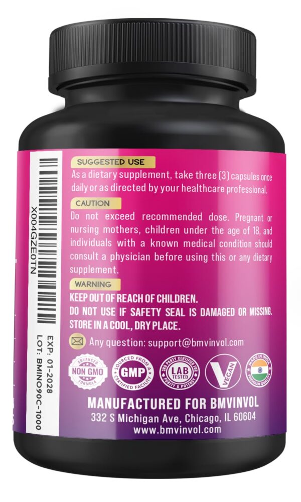 Version 1.0.0 Cápsulas de BMVINVOL Inositol en primer plano