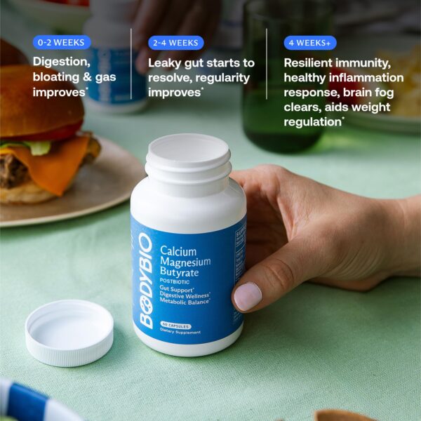 Frasco BodyBio Butyrate en estuche