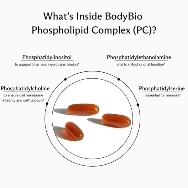 BodyBio fosfatidilcolina presentación