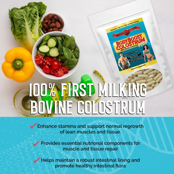 Etiqueta BodyBoost Colostrum