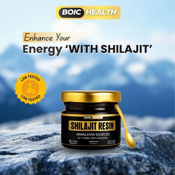 Frasco con tapa de Shilajit Resin