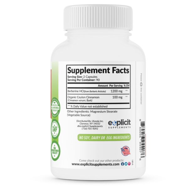 Version 1.0.0 Boletín informativo suplemento eXplicit Berberina y Canela