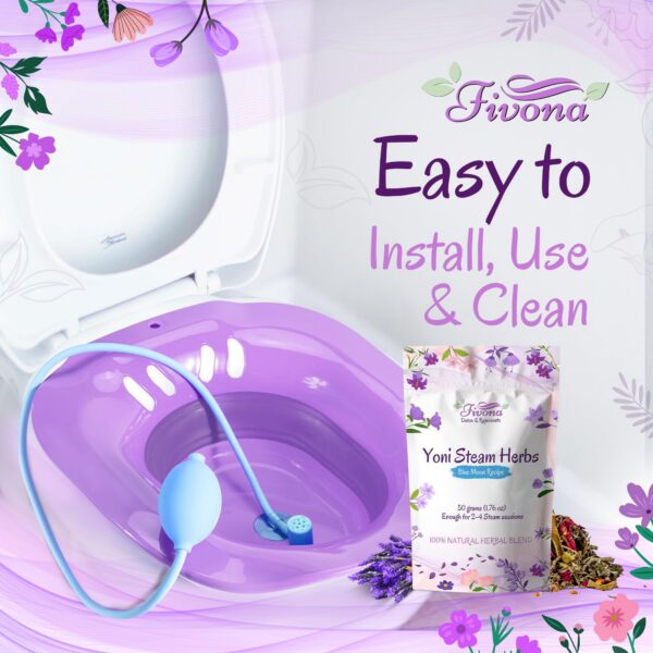 Bolsa almacenamiento kit vapor Yoni Fivona portátil