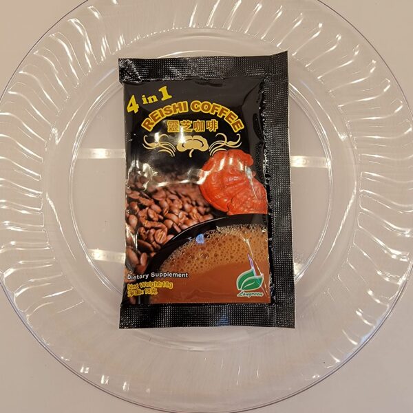 Bolsa trasera café Reishi 4 en 1 Ganoderma