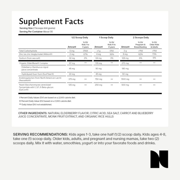 Bolsas Needed suplemento inmunidad para niños y adultos