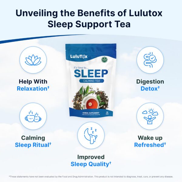 Bolsitas de té Lulutox para sueño y relajación