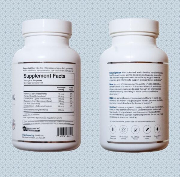 Frasco de 120 cápsulas BonStrong