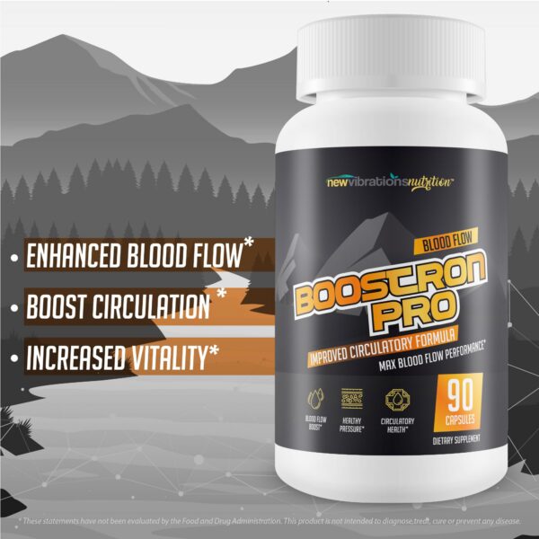 Envase de Boostron Pro sobre fondo blanco