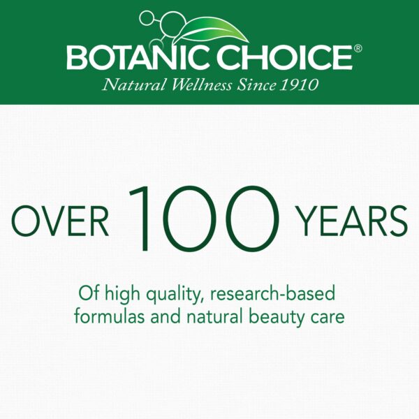 Botanic Choice triple magnesio advantage back label