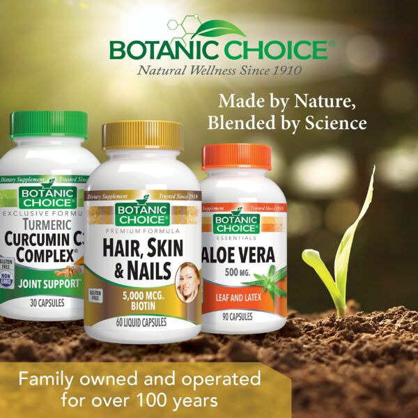 Botanic Choice vitaminas para crecimiento de cabello y uñas sanas