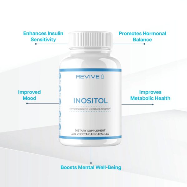 Bote Revive MD suplemento inositol para hombres y mujeres