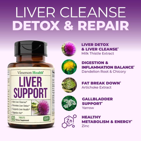 Bote abierto con tabletas suplemento detox hepático