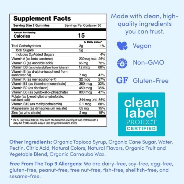 Bote vitaminas FIRST DAY mezcla orgánica para adolescentes