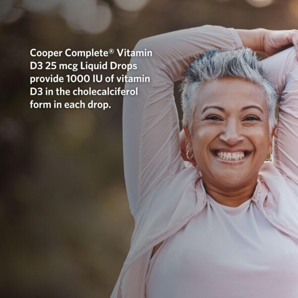 botella y caja suplemento vitamina D3 Cooper Complete
