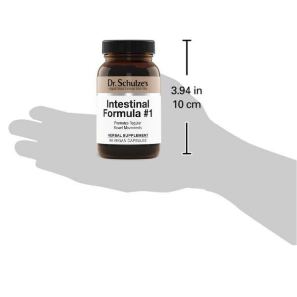 Version 1.0.0 Botella cápsulas fórmula intestinal Dr Schulze 90 cápsulas