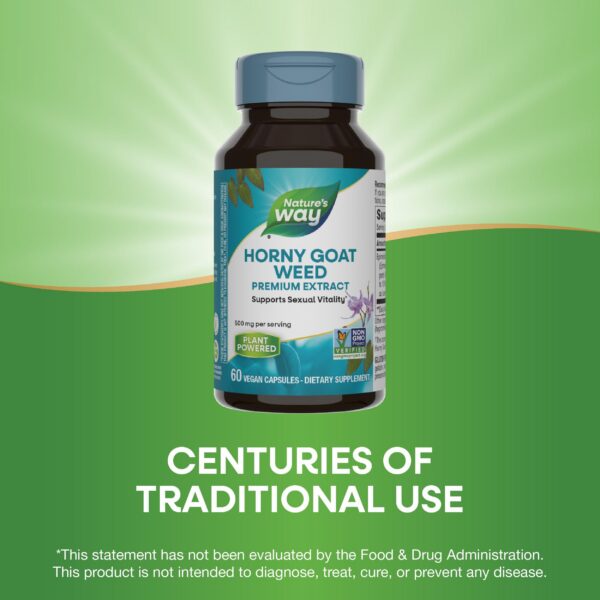 Botella vacuna y etiquetado del suplemento Nature's Way