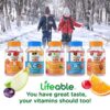 Botella de gomitas Lifeable soporte inmunológico y biotina niños
