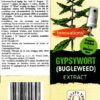 Extracto Royal Brand Gypsywort botella con información
