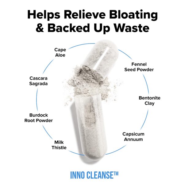 Botella Inno Cleanse complejo para digestión y peso