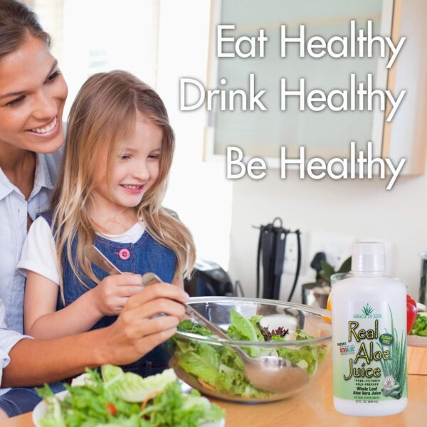 Botella jugo aloe vera Miracle of Aloe vista superior