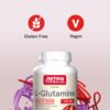 Botella L-Glutamina Jarrow Formulas para apoyo muscular