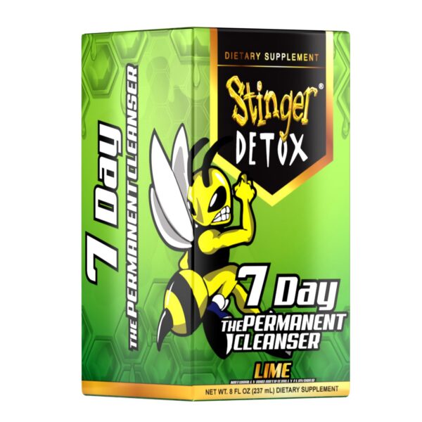 Botella limpia Stinger Detox espaÃ±ol sabor lima