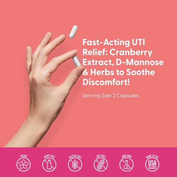 Botella LIVELY VITAMIN CO UTI BFF 120 cápsulas verde