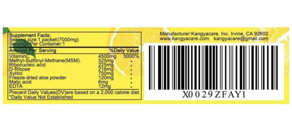 Botella sulfato magnesio Kangyacare detox hígado