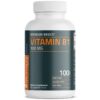 botella suplemento bronson vitamina b1 sin OMG para salud