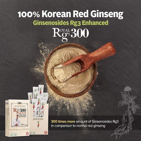 Botella suplemento Gin Hongsam RG3 Extracto ginseng rojo