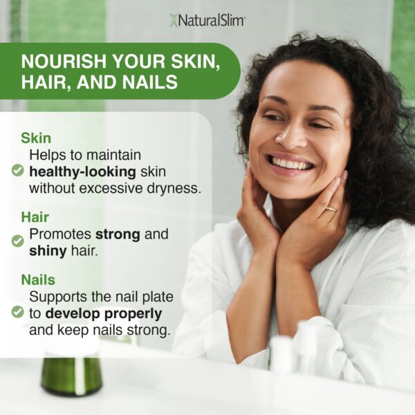 Botella de suplemento de linaza prensada en frío NaturalSlim