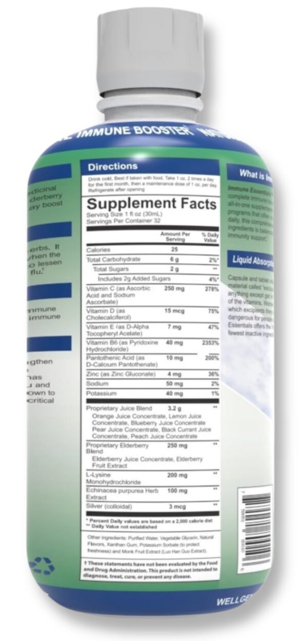 Wellgenix Immune Essential suplemento sistema inmunológico