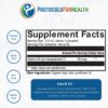 Botella suplemento Protocols for Health vista lateral