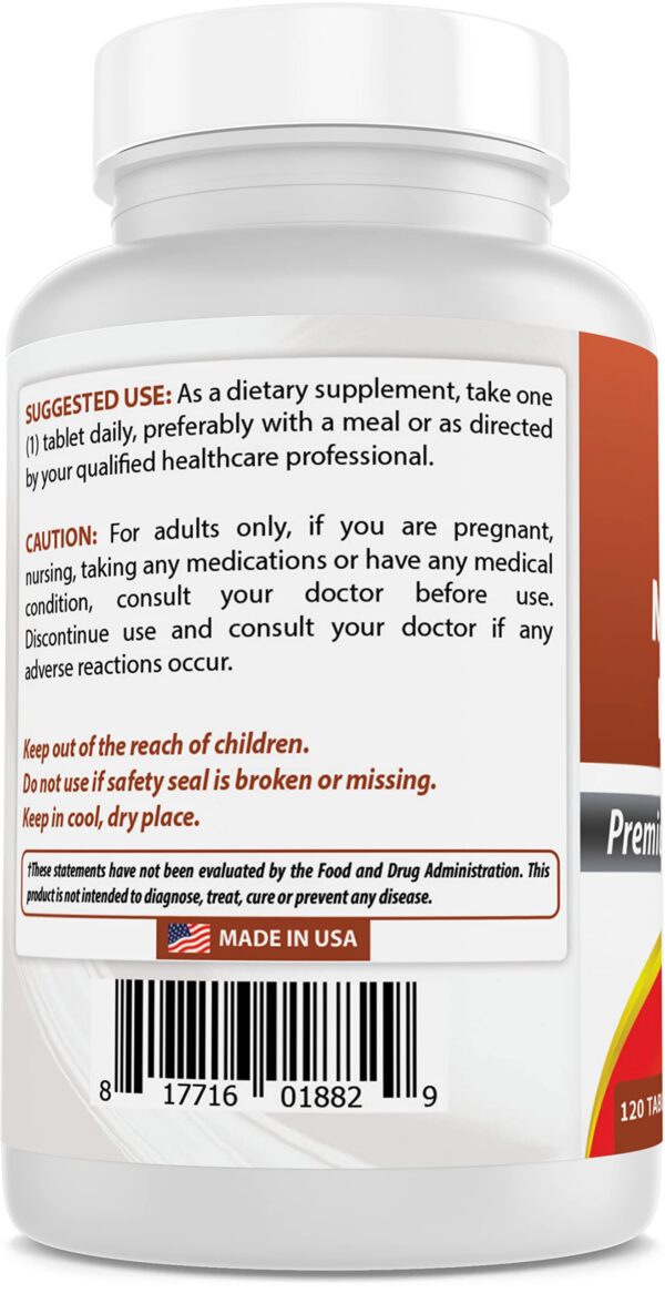 Interior de la botella con tabletas