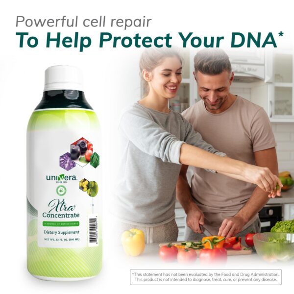 Version 1.0.0 Botella Univera Xtra Concentrate vista superior