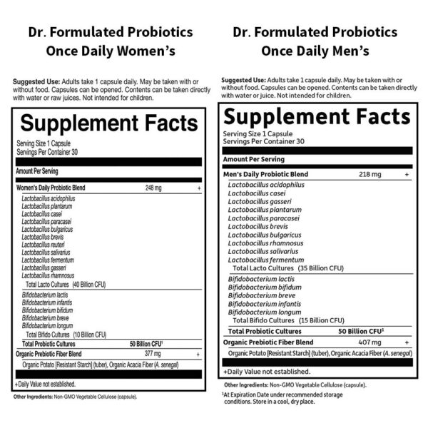 Botellas estables sin refrigeración Garden of Life probióticos diarios